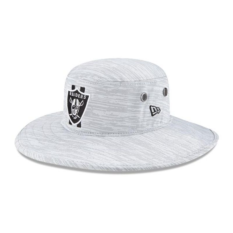 NFL Las Vegas Raiders Official Training Panama (FSH4711) - Black New Era Bucket Hats